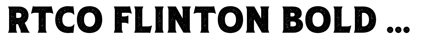 RTCO Flinton Bold Roughen Texture